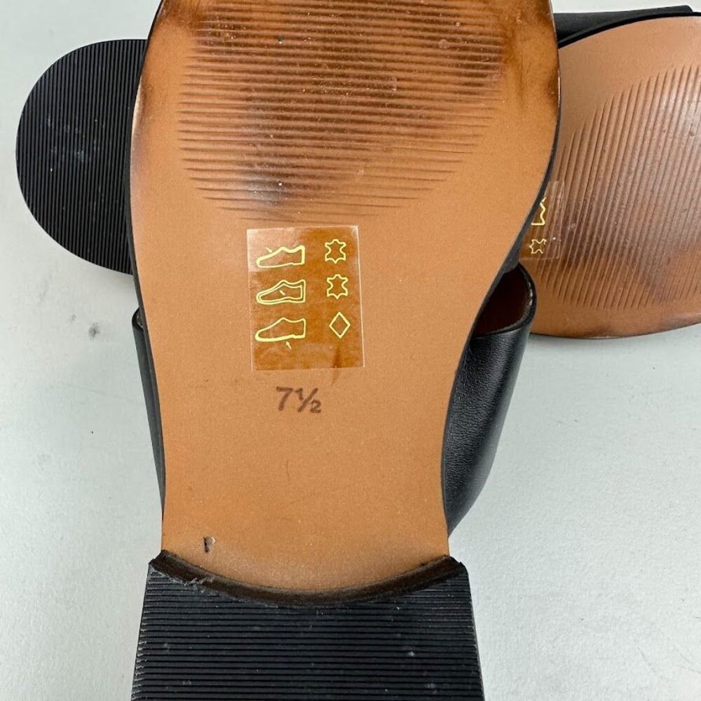 Madewell The Dixson Fisherman Mule in True Black - Picture 8 of 9